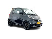 smart Fortwo - cabrio Electric drive Brabus Black-Edition 18 kWh {SOH-99%} Aut. *NAVI-FULLMAP | LEATHER | AIRCO | HEATED-SPORTSEATS | CRUISE | SHIFT-PADDLES  | AIRSCARF | 16'' ALU*