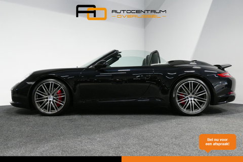 Porsche 911 Cabrio 3.0 Carrera S / Sportuitlaat / Elektr. verstelbare stoelen + memory (14wegs) / PDLS+ / Sport-Chrono Pakket / Stoelverwarming / Apple Carplay / BOSE audio systeem / 21'' LMV / Achteruitrijcamera / Cruise Control