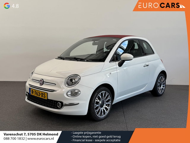 Fiat 500C - 1.2 Star Leder Navigatie Climate Control Parkeer sensoren Digitale Cockpit Cruise control LMV 16"