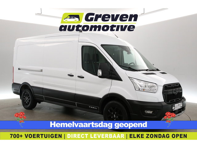 Ford Transit - 350 2.0 TDCI L3H2 170PK Trail | Airco | 2800kg Trekgew. | Trekhaak | Adap. Cruise | Camera | 3 Zits | Parkeersens.