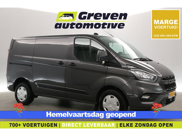 Ford Transit Custom - 2.0 TDCI L1H1 | Marge | Airco | Cruise | 3 Zits | Trekhaak | Parkeersens.