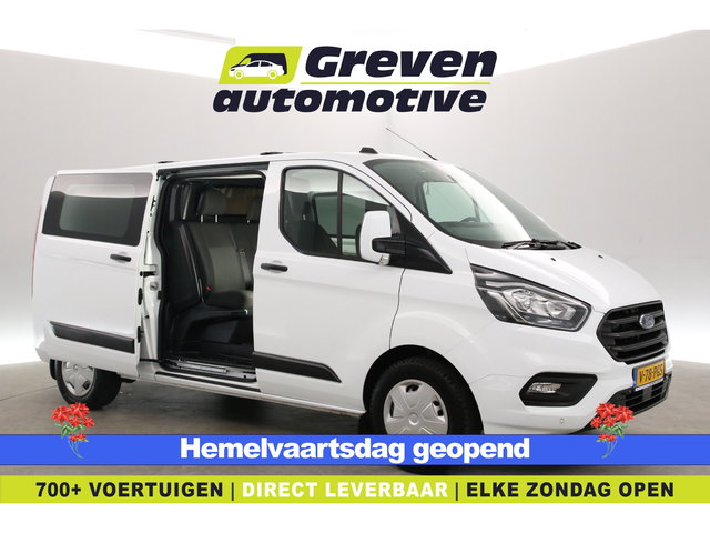 Ford Transit Custom - 2.0 TDCI L2H1 | Dubbele Cabine | 2800kg Trekgew. | Airco | Cruise | Trekhaak | Parkeersens.