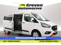 Ford Transit Custom - 2.0 TDCI L2H1 | Dubbele Cabine | 2800kg Trekgew. | Airco | Cruise | Trekhaak | Parkeersens.