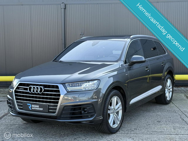 Audi Q7 - 3.0 TDI quattro S-Line GRIJS KENTEKEN | PANODAK |