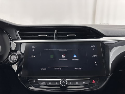Opel CORSA-E Elegance 50 kWh [ 3-Fase ] (INCL-BTW) Aut. *FULL-LED | ADAPTIVE-CRUISE | DIGI-COCKPIT | LEATHER-MICROFIBRE | CARPLAY | CAMERA | ECC | KEYLESS | CRUISE | DAB | PRIVACY-GLASS | 16'' ALU*