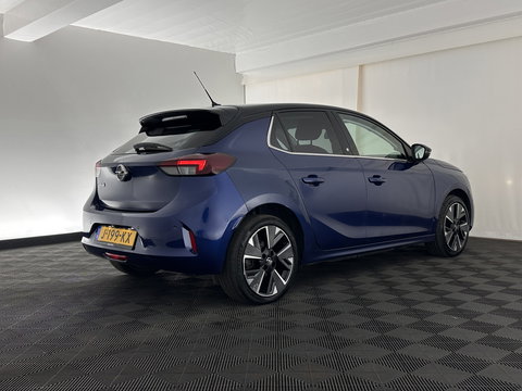 Opel CORSA-E Elegance 50 kWh [ 3-Fase ] (INCL-BTW) Aut. *FULL-LED | ADAPTIVE-CRUISE | DIGI-COCKPIT | LEATHER-MICROFIBRE | CARPLAY | CAMERA | ECC | KEYLESS | CRUISE | DAB | PRIVACY-GLASS | 16'' ALU*