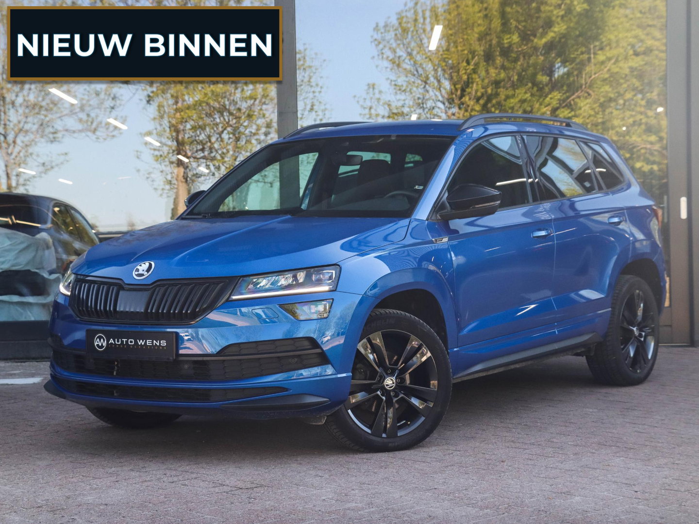 Škoda Karoq 1.5 TSI ACT Sportline Business 150PK DSG Adapt. Cruise Race Blue 22.000km!