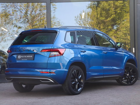 Škoda Karoq 1.5 TSI ACT Sportline Business 150PK DSG Adapt. Cruise Race Blue 22.000km!
