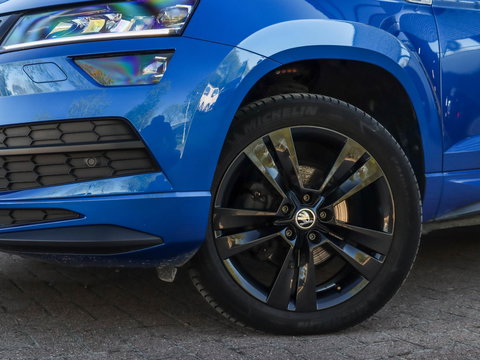 Škoda Karoq 1.5 TSI ACT Sportline Business 150PK DSG Adapt. Cruise Race Blue 22.000km!