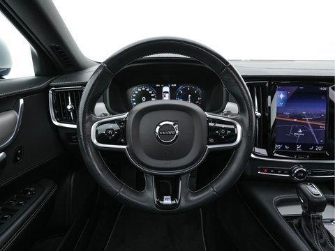 Volvo V90 2.0 D4 R-Design Aut. *PANO | HEAD-UP | LEATHER-MICROFIBRE | FULL-LED | TOPVIEW | BLINDSPOT | HEATED-SPORTSEATS | DIGI-COCKPIT | NAVI-FULLMAP | KEYLESS | ECC | PDC | CRUISE | TOWBAR | 18''ALU*