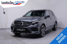 Mercedes-Benz GLE - 250 d 4MATIC AMG Sport Edition pano-dak lederen bekleding luchtvering led-verlichting 21"-inch lmv soft-close electrische-achterklep private-glas PDC v+a wegklapbare trekhaak cruise-controle zwarte dakhemel Navigatie dakrails-allu