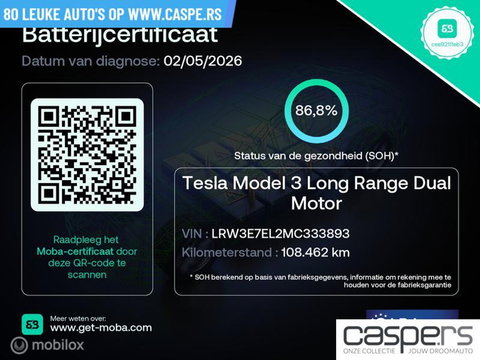 Tesla Model 3 Performance AWD 75 kWh