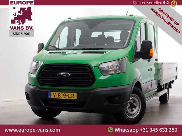 Ford Transit - 350 2.0 TDCI 130pk E6 RWD D.C. Open Laadbak Trekhaak 2800kg 02-2018