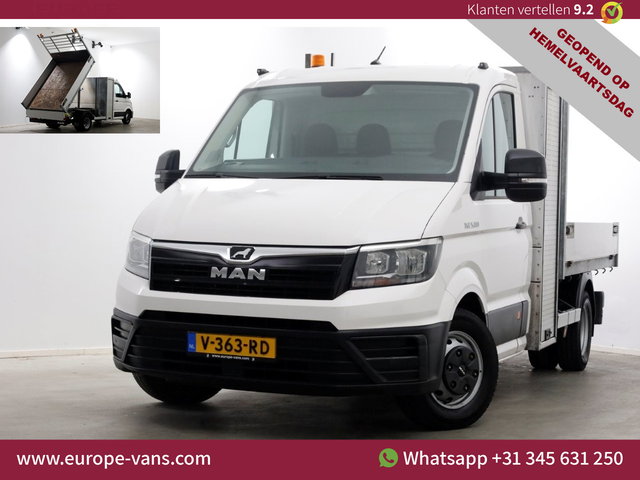 MAN TGE - 5.180 2.0 177pk E6 L2H1 Kipper Dubbel Lucht Trekhaak 3500kg 06-2018