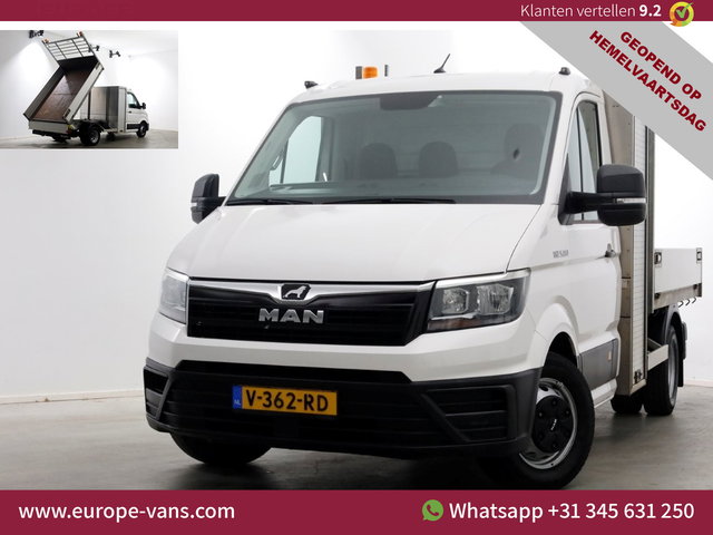 MAN TGE - 5.180 2.0 177pk E6 L2H1 Kipper Dubbel Lucht Trekhaak 3500kg 06-2018