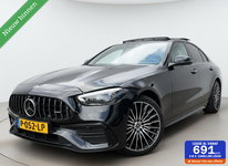 Mercedes-Benz C-Klasse - 200|Launch|Edition|AMG Line|Vol Opties|2022|Eerste Eigenaar|NL Auto|Pano|Head Up|Achterasbesturing|Sfeerverlichting