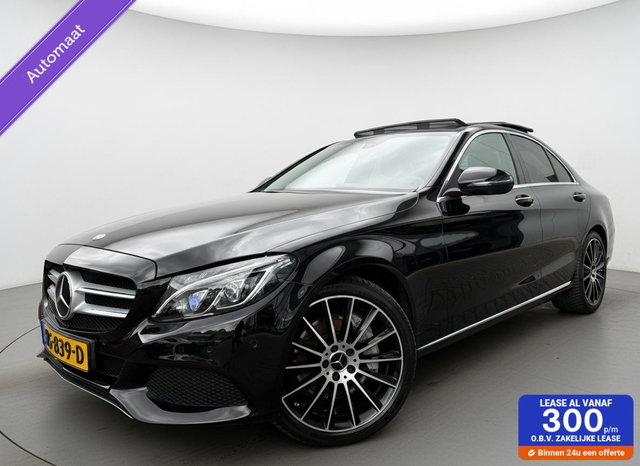 Mercedes-Benz C-Klasse - 350 e Led Head-Up Camera Cruise Panodak 15 NL Auto Vol Vol Opties Eerste Eigenaar Memory Stoelen Sfeerverlichting Burmester Muziek Leer Vol Vol