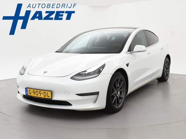 Tesla Model 3 - LONG RANGE AWD 75 kWh 86% SOH+ CARBON DASHBOARDINLEG | ZWART LEDER | STOELVERW. V+A