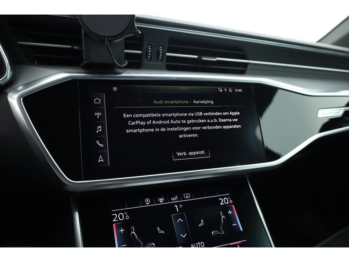 Audi A6 Avant 40 TDI quattro S line | Dig. Cockpit | Standkachel | Elek. Trekhaak | Adapt. Cruise | 360cam | Apple CarPlay & Android Auto