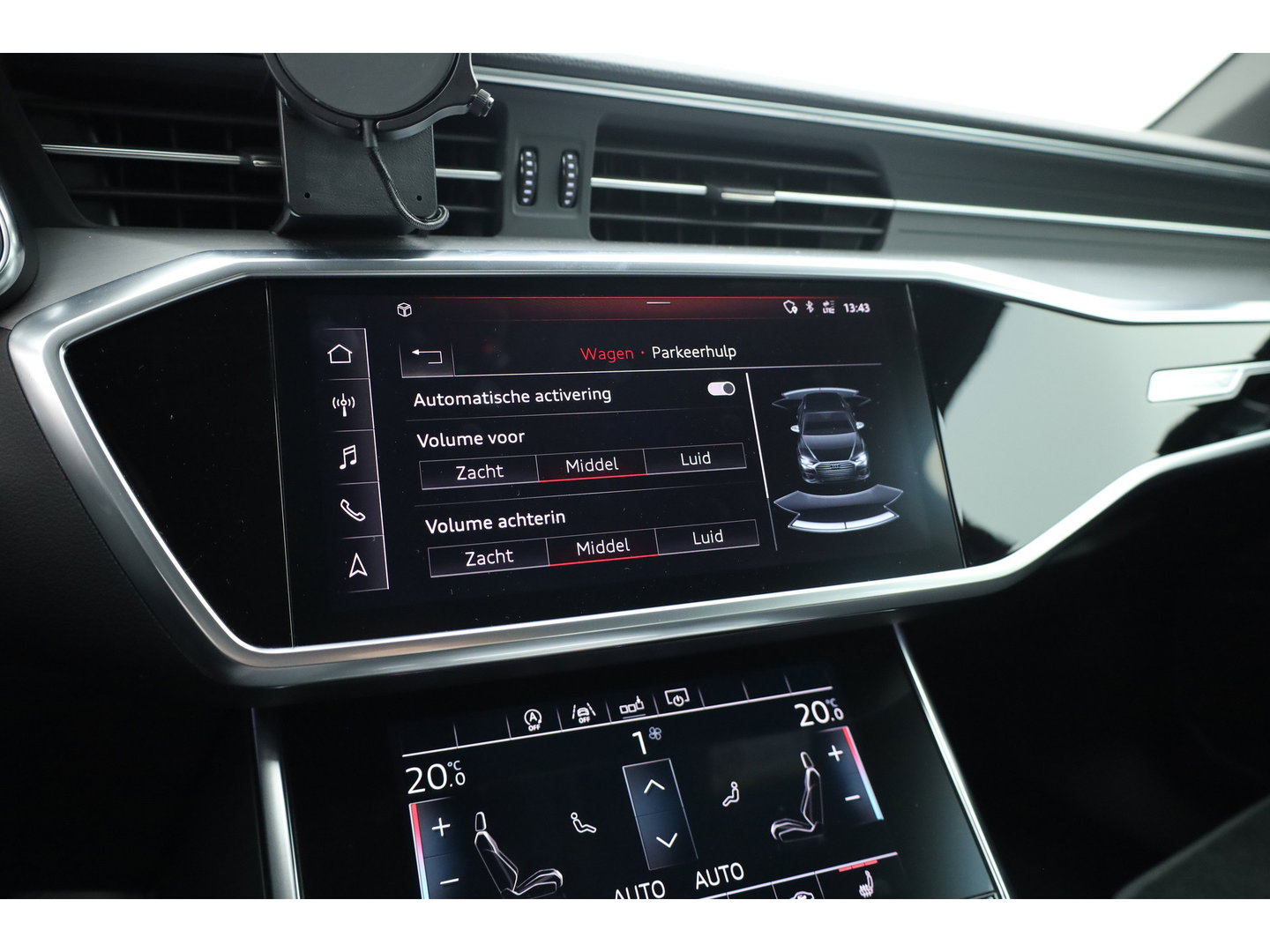 Audi A6 Avant 40 TDI quattro S line | Dig. Cockpit | Standkachel | Elek. Trekhaak | Adapt. Cruise | 360cam | Apple CarPlay & Android Auto