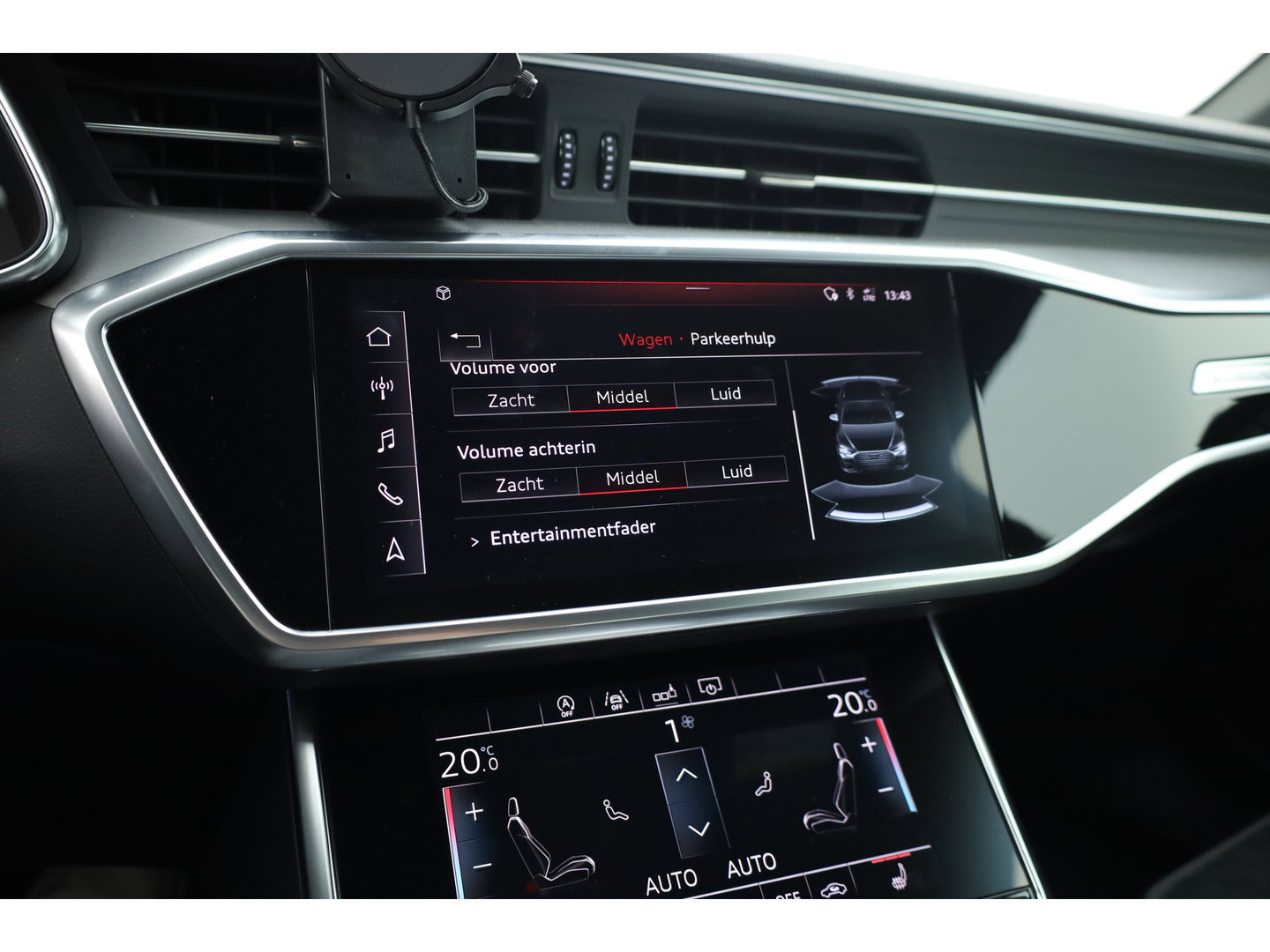 Audi A6 Avant 40 TDI quattro S line | Dig. Cockpit | Standkachel | Elek. Trekhaak | Adapt. Cruise | 360cam | Apple CarPlay & Android Auto