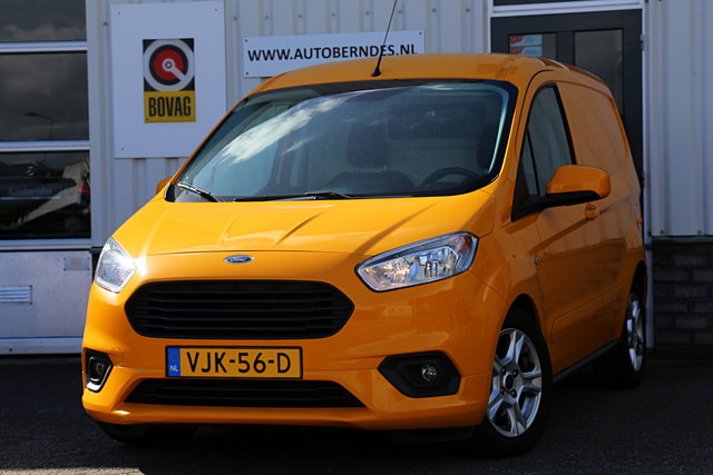 Ford Transit Courier - 1.5 TDCI Limited Duratorq S&S*NL-Auto*Perfect Onderh.*Apple Carplay/Cruise-Control/Stoelverw./Navi/DAB/Parkeersens./15 inch LM*