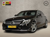 Mercedes-Benz C-Klasse - 180 AMG Sport 156Pk Automaat (NAVIGATIE, CAMERA, LEDER, ZWART HEMEL, STOELVERWARMING, SPORTSTOELEN, GETINT GLAS, NIEUWSTAAT)
