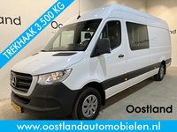 Mercedes-Benz Sprinter - 316 CDI L3H2 RWD DC Dubbel Cabine / Trekhaak 3.500 KG / Airco / Cruise Control / CarPlay / Camera / Navigatie / 63.500 KM !!