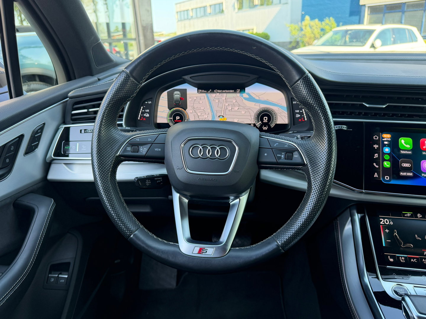 Audi Q7 55 TFSI e quattro S-Line NL-Auto|B&O|Memory|ACC|395PK|Matrix|Camera|Luchtvering