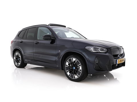 BMW iX3 High Executive 80 kWh Facelift [ 3-Fase-11kW) ] {SOH-100%} (INCL-BTW) Aut. *PANO | LEATHER | ADAPTIVE-CRUISE | FULL-LED | HARMAN/KARDON | TOPVIEW | MEMORY-PACK | BLINDSPOT | DIGI-COCKPIT | HEATED-COMFORTSEATS | DAB+ | NAVI-FULLMAP | HEAD-UP | 20''ALU