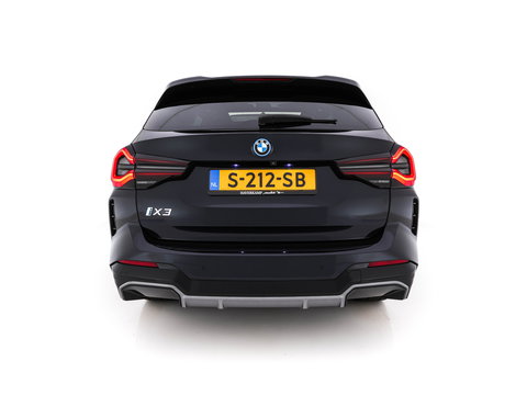 BMW iX3 High Executive 80 kWh Facelift [ 3-Fase-11kW) ] {SOH-100%} (INCL-BTW) Aut. *PANO | LEATHER | ADAPTIVE-CRUISE | FULL-LED | HARMAN/KARDON | TOPVIEW | MEMORY-PACK | BLINDSPOT | DIGI-COCKPIT | HEATED-COMFORTSEATS | DAB+ | NAVI-FULLMAP | HEAD-UP | 20''ALU