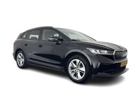 Škoda Enyaq iV - 60 [ 3-Fase ] (INCL-BTW) *LEATHER-FABRIC | FULL-LED | DIGI-COCKPIT | CAMERA | KEYLESS | NAVI-FULLMAP | AMBIENT-LIGHT | ECC | HEATED-COMFORTSEATS | PRIVACY-GLASS | DAB+ | PDC | CRUISE | 19"ALU*