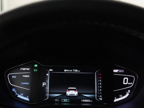 Kia Niro 1.6 GDi Hybrid DynamicLine | Trekhaak | Adaptive cruise | Half leder | Carplay | Camera | Navigatie | Parkeerhulp | Climate control | Lichtmetalen velgen