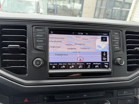 Volkswagen Crafter 35 2.0 TDI 177pk L3H3 ( L2H2 ) DC 6 persoons Comfortline / euro 6 / bpm vrij / vaste prijs rijklaar € 31.950 ex btw / lease vanaf € 521 / airco / cruise / grijs metallic !
