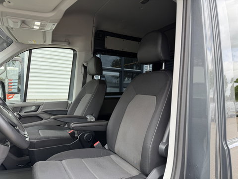 Volkswagen Crafter 35 2.0 TDI 177pk L3H3 ( L2H2 ) DC 6 persoons Comfortline / euro 6 / bpm vrij / vaste prijs rijklaar € 31.950 ex btw / lease vanaf € 521 / airco / cruise / grijs metallic !