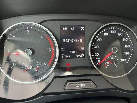 Volkswagen Crafter 35 2.0 TDI 177pk L3H3 ( L2H2 ) DC 6 persoons Comfortline / euro 6 / bpm vrij / vaste prijs rijklaar € 31.950 ex btw / lease vanaf € 521 / airco / cruise / grijs metallic !