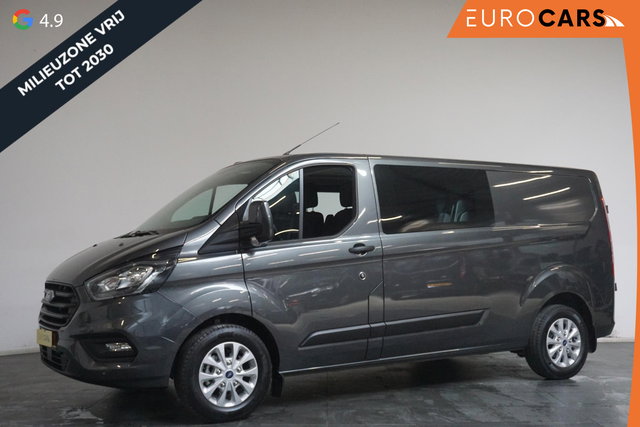 Ford Transit Custom - 300 2.0 TDCI Automaat L2H1 Trend Dubbele Cabine | Airco | Navigatie | Cruisecontrol | Camera | PDCVA | Trekhaak