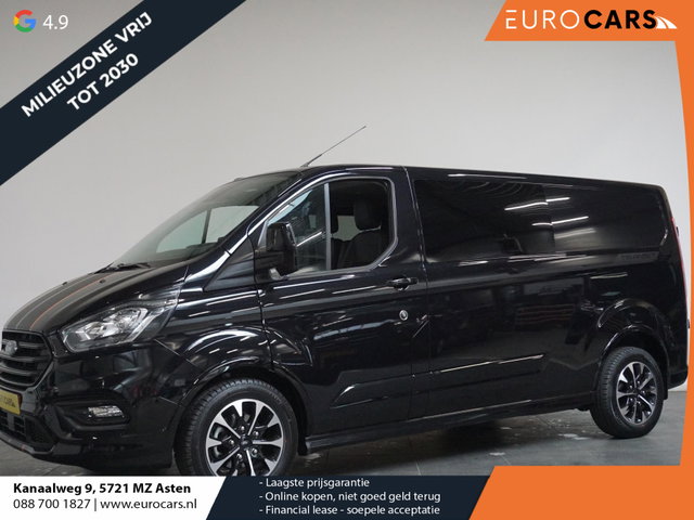 Ford Transit Custom - 320 2.0 TDCI L2H1 Sport Dubbele Cabine Automaat Airco| Bluetooth| Cruise Control| Navi| Trekhaak|