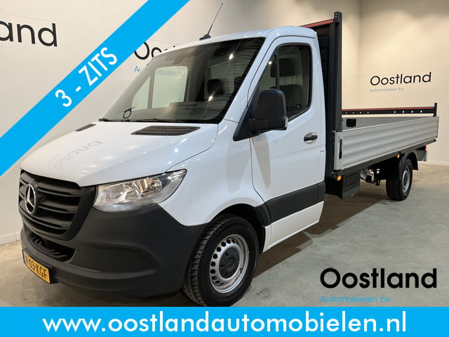 Mercedes-Benz Sprinter - 315 CDI L3 RWD Open Laadbak / Euro 6 / Airco / MBUX / CarPlay / Navigatie / 3-Zits / 82.000 KM !!