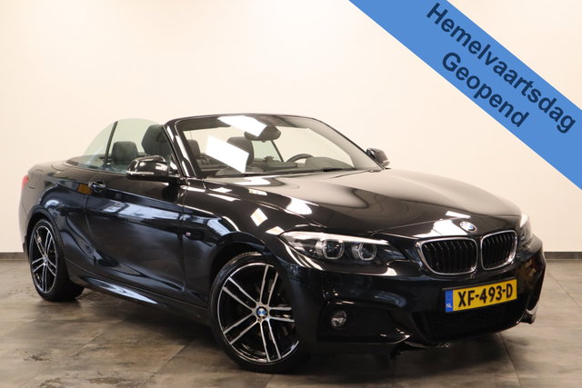 BMW 2 Serie - Cabrio 220i High Executive M-sport H&K PDC * Hemelvaartsdag geopend van 12:00 tot 17:00u *