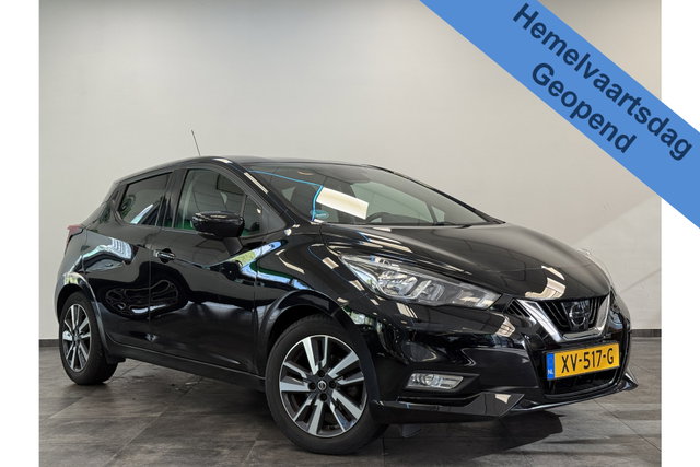 Nissan Micra - 1.0 IG-T N-Connecta Navigatie CruiseControl Trekhaak! * Hemelvaartsdag geopend van 12:00 tot 17:00u *