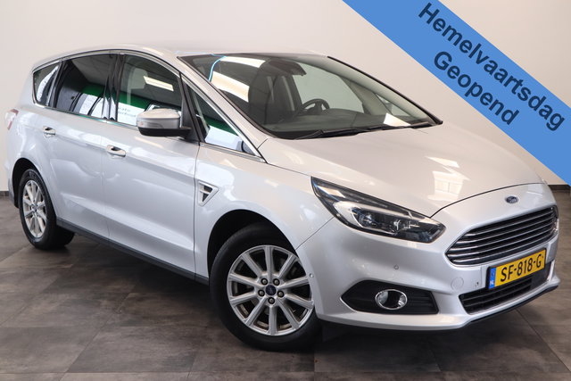 Ford S-Max - 1.5 Titanium 7p. Cruise/Climate Navi PDC Elekt. Stoelen NAP * Hemelvaartsdag geopend van 12:00 tot 17:00u *