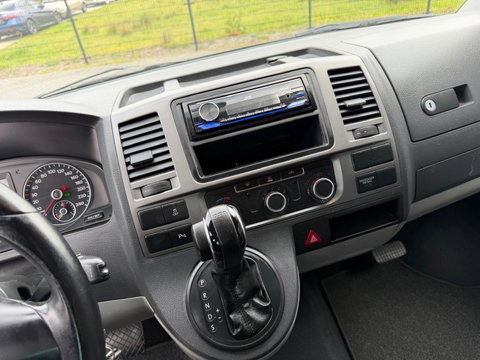 Volkswagen Transporter 2.0 TDI L2H1 DC Automaat Leer Zwart