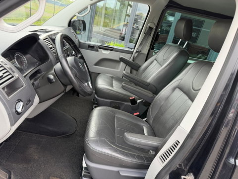 Volkswagen Transporter 2.0 TDI L2H1 DC Automaat Leer Zwart