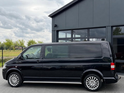 Volkswagen Transporter 2.0 TDI L2H1 DC Automaat Leer Zwart