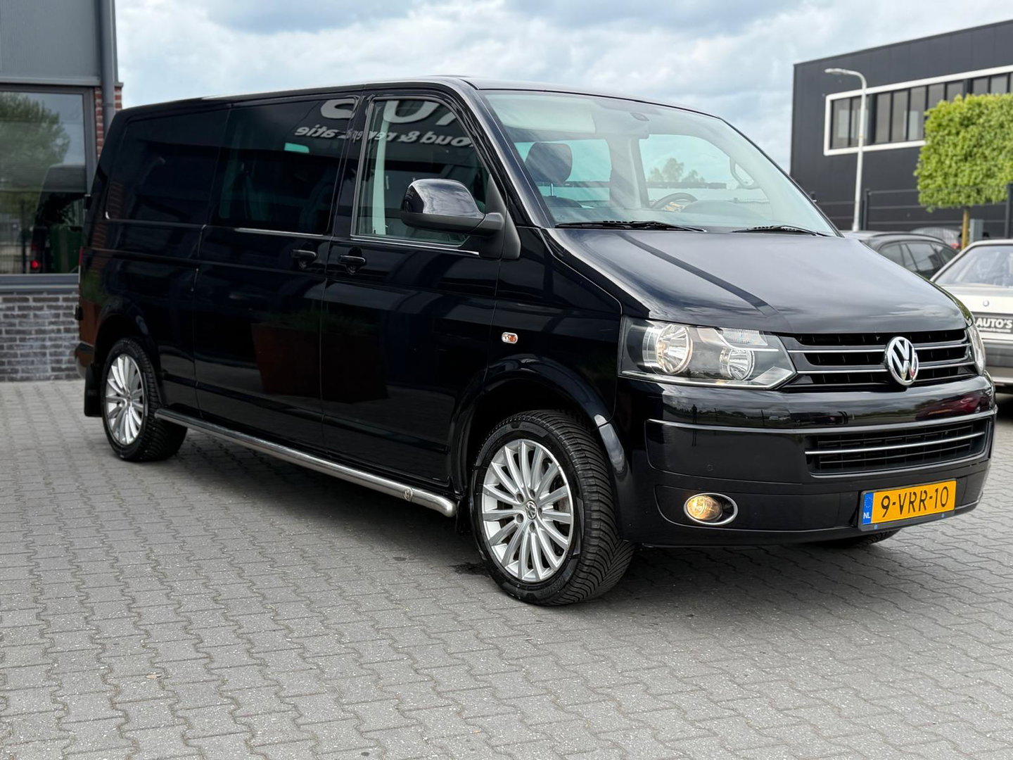 Volkswagen Transporter 2.0 TDI L2H1 DC Automaat Leer Zwart