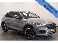 Audi Q5 - 2.0 TFSI quattro Sport S Line Black Edition QUANTUM GRIJS Head up Leder Panorama dak * Hemelvaartsdag geopend van 12:00 tot 17:00u *