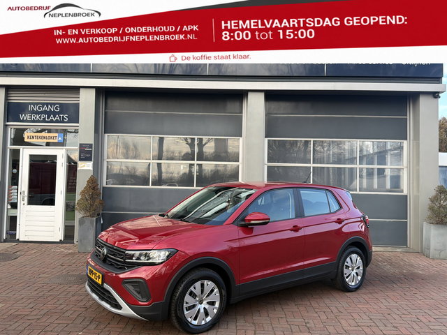 Volkswagen T-Cross - 1.0 TSI 95pk 2024 Rood 410 KM NIEUW !!