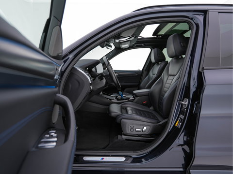 BMW iX3 High Executive 80 kWh Facelift [ 3-Fase-11kW) ] {SOH-100%} (INCL-BTW) Aut. *PANO | LEATHER | ADAPTIVE-CRUISE | FULL-LED | HARMAN/KARDON | TOPVIEW | MEMORY-PACK | BLINDSPOT | DIGI-COCKPIT | HEATED-COMFORTSEATS | DAB+ | NAVI-FULLMAP | HEAD-UP | 20''ALU