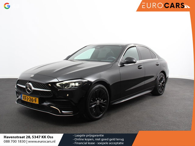 Mercedes-Benz C-Klasse - 300e AMG Line sedan Automaat Climate control Adaptieve cruise control Parkeersensoren Achteruitrijcamera Sfeerverlichting Stoelverwarming Keyless LED Navigatie